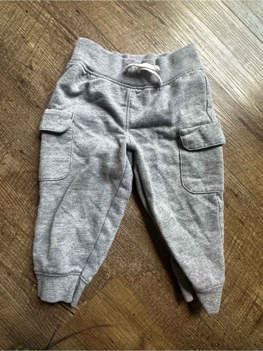 Carter's Heather Gray Cargo Joggers with Drawstring